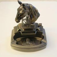 DHA801机+明火打火马头摆件金属直销烟灰缸个性烟灰缸马到成功