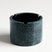 ins创意个性潮流烟灰缸家用客厅防风烟缸简约现公室装饰摆件 肌理蓝圆形烟灰缸CP-19069