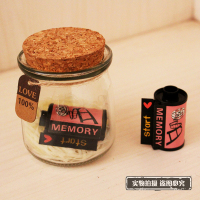 有纪念意义的创意纪念日生日送男友女朋友情侣结婚恋爱一周年 20张高清防水[许愿瓶装]