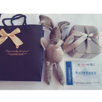 创意毕业实用18岁女神节送女友成人礼品闺蜜女生生日韩国DIY 银杏叶手链+包装+许愿兔