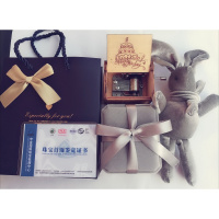 创意毕业实用18岁女神节送女友成人礼品闺蜜女生生日韩国DIY 项链链+证书+包装+许愿兔+音乐盒