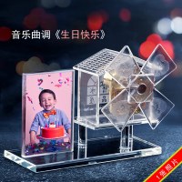 特别有纪念意义的女生日送好闺蜜姐姐给男友朋友情侣创意实用 单片相册+音乐曲调《生日快乐》