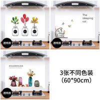 居家居用品创意东西生活实用小百货家用大全厨房用品用具防油贴纸 套餐4(3张)