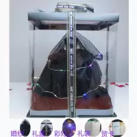 唯美生日女朋友情人节女生闺蜜18岁成人礼结婚礼品婚纱小模型 (装好发货)黑婚纱礼盒