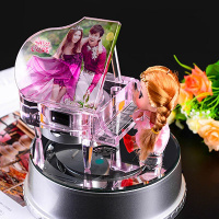 38三八妇女神节结婚纪念日送老婆生日女朋友媳妇实用浪漫 MP4音乐机芯+大号七彩灯座