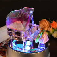 38三八妇女神节结婚纪念日送老婆生日女朋友媳妇实用浪漫 蓝牙音乐机芯+大号七彩灯座