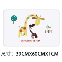创意居家生活日用品实用卫生间用具家用小百货抖音神器懒人小玩意 [情亲]大号[硬板地垫]