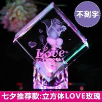 浪漫的喜欢蜜好有女朋友送纪念。生日17过女生意义给闺送什么 3D戒指玫瑰