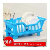 居家日用百货实用神器创意家居生活用品厨房收纳小东西家庭日常 侧面流水-蓝色