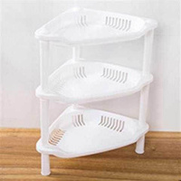 创意家居生活小用品实用韩国厨房收纳沥水盒居家日用品百货小商品 三角形白色