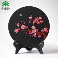 家居饰品酒柜摆件活性炭电视柜玄关摆设乔迁客厅内卧室工艺礼品 192彩色-梅