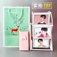 陈情令肖战王一博周边海报明信片摩天轮相框送朋友闺蜜生日 整装(带照片)+手提袋+贺卡