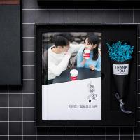 网红生日女手工异地恋惊喜情侣一对纪念送男朋友闺蜜情人 [爱之书]轻奢款[表白定制]给他一个小惊喜