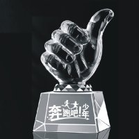 初中高考加油励志生日毕业创意送同学儿子女儿成年18岁成人礼 奔跑吧少年大拇指12厘米高不发光