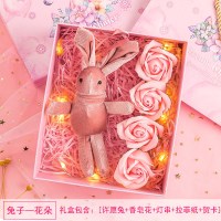 少女心爆棚生日走心送女生闺蜜朋友创意特别圣诞小礼品杂货店 许愿兔和香皂花