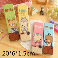 创意幼儿园开学儿童节全班学生奖品分享地推活动奖励小礼品实用 粉红色金属文具盒14个