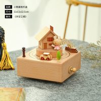 情人节创意礼品音乐盒送女友男朋友老婆闺蜜女生情侣精致生日 小熊屋-天空之城