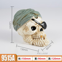 烟灰缸骷髅头烟缸创意个性时尚烟灰缸送男友生日礼品复古摆件 9515A