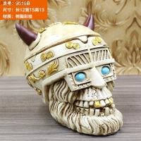 烟灰缸骷髅头烟缸创意个性时尚烟灰缸送男友生日礼品复古摆件 9516B