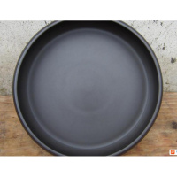 紫砂烟灰缸大号超大特大 家用桌面多功能缸 水仙多肉一叶碗莲花盆 直径26CM紫色无孔