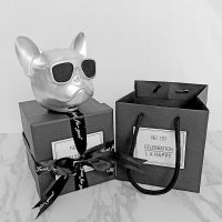 办满月酒席回礼礼品袋男伴郎伴手礼结婚实用婚礼男士喜糖盒盒 [推荐]ins风黑礼盒装+丝带-2VT 收藏加购=优先发货