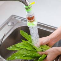 万能接头水龙头过滤器家用厨房伸缩旋转过滤嘴防溅花洒通用滤水器 万能039[新款双层过滤节水花洒 4个装[超级划算]