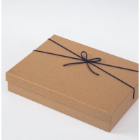 放的盒男生礼盒包装盒手提礼品袋生日礼品盒简约 S77-卡其色盒子一个 U71-中号:长30宽23高6厘米