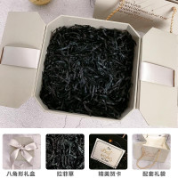 心红音大小号少女礼品盒包装盒精美盒子抖盒子风网ins 精致灰(礼盒+礼袋+拉菲草) 收藏宝贝送贺卡