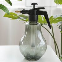 加厚气压式浇花喷壶洒水壶浇水壶压力喷雾器喷水壶花洒小喷壶 1.5升新料复古灯泡灰默认