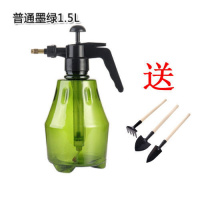 加厚气压式浇花喷壶洒水壶浇水壶压力喷雾器喷水壶花洒小喷壶 1.5L弹性墨绿加送园艺三件套好默认