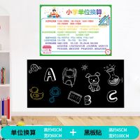 墙贴画儿童房好孩子家规家训装饰贴纸家庭教育十条学生辅导班标语 换算表ZJ-05+黑板贴45*100 中号