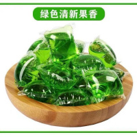 洗衣凝珠30-100颗香水型花香持久留香去污家庭装洗衣球液机洗衣液 清新果香(绿色) 100(明天涨价)抢特惠装