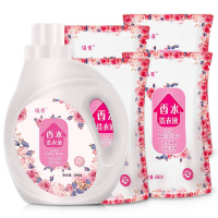 洛亲香水洗衣液香味持久留香低泡易漂家庭装批发价 [8斤]共1瓶+4袋*(香水味)