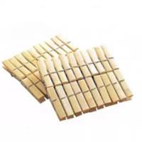 竹夹子家用晾衣夹强力木夹子晒被夹裤夹衣服夹子防风大棚夹照片夹 60个7CM强力夹