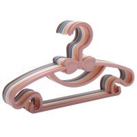 儿童衣架宝宝婴儿儿可爱挂衣架家用晾衣架无痕衣架子防滑衣撑 如需备注颜色请联系客服20个