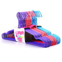 [成人加粗衣架]家用防滑衣架无痕晾衣架50支衣服架 晒衣架衣撑 [凹槽特粗]成人46厘米30支装