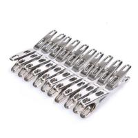 [40个装]不锈钢夹子防风夹晒衣夹被罩衣服衣架夹被夹小袜夹 [40个装]