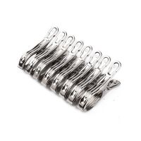 大夹子不锈钢晾被子小号凉衣服夹子晾衣夹晒衣防风夹子衣架晒被子 中号防风夹8只装