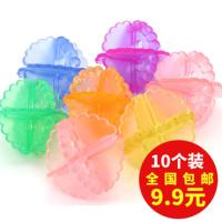 硅胶洗衣球去污清洁球洗护球护洗球防缠绕洗衣机洗衣服洗衣球 随机颜色10个