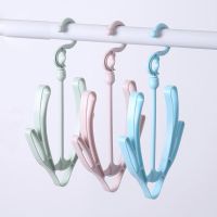 1-10个装防风晒鞋架阳台挂鞋架晾鞋架晒鞋子挂钩晾晒架凉鞋架神器 颜色随机 6个装(经济实惠)