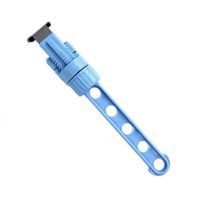 晾衣架小型飘窗窗户窗外阳台暖气片夹旅行便携神器家用室内晾晒架 北欧蓝[1个装]