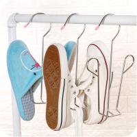 不锈钢多功能晾鞋架成人晒鞋架阳台晾晒架挂钩儿童鞋架防风晒鞋器 5个装不锈钢鞋架(没有小夹子)