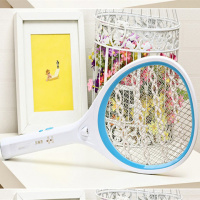 电蚊拍可充电式大号强力电苍蝇拍家用灭蚊拍器安全 蓝色503