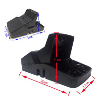 大号老鼠夹捕鼠器家用抓捉老鼠神器灭鼠神器连续自动逮老鼠神器 大号两个+普通两个(送六袋诱饵)