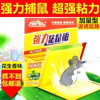 捉老鼠贴超强力粘鼠板大号抓老鼠灭鼠神器捕鼠器一窝端老鼠夹家用 1张强力粘鼠板(试用)