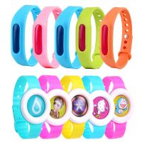 韩国进口驱蚊扣防蚊贴植物精油神器驱蚊手环婴儿宝宝户外随身便携 [驱蚊手环5个]+[驱蚊手表5个] 图案颜色随机