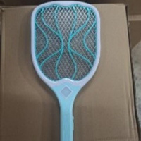 多功能家用充电式三层网不电人无辐射电蚊拍锂电池长久续航 锂电池声波绿