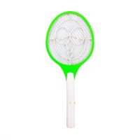 电池款电蚊拍充电式灭蚊拍苍蝇拍大网面强力家用灭蚊拍LED锂电池 充电款笑脸普通无灯