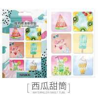 宝宝防蚊贴婴儿童卡通驱蚊神器成人孕妇手环学生防蚊随身贴无毒 西瓜甜筒 驱蚊贴[体验装12片]