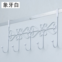 挂钩后挂钩无痕宿舍强力挂衣架 壁挂加粗加固免钉挂衣钩衣帽架 加粗五钩[3个装]白色